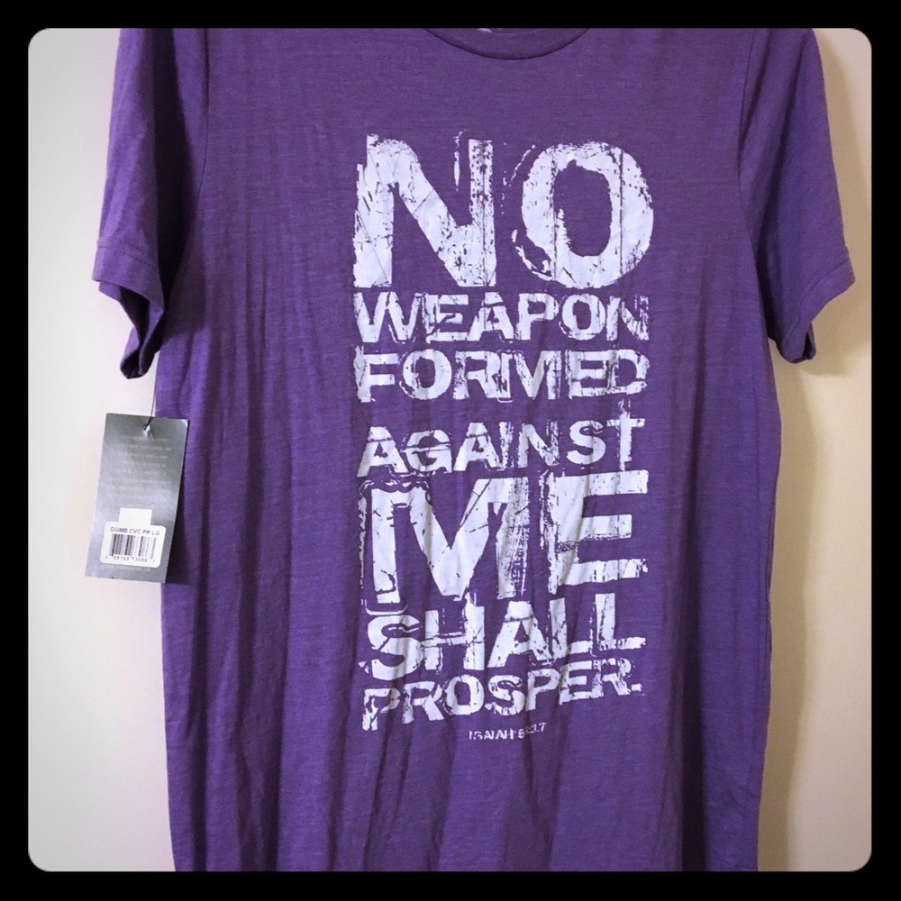 Collection 3:16 purple shirt No Weapon sz L